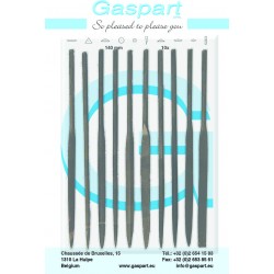 Miniature steel files - 6050