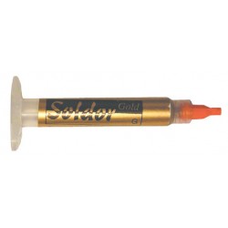 Tube pâte à souder dorée -...