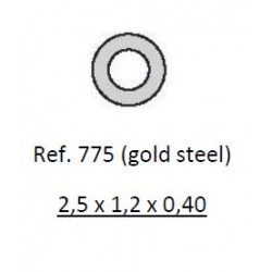 Rondelle en acier doré - 775 G