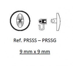 Round half soft pad -...