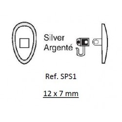 Silver silicone pad - SPS1