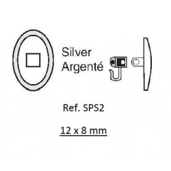 Silver silicone pad - SPS2