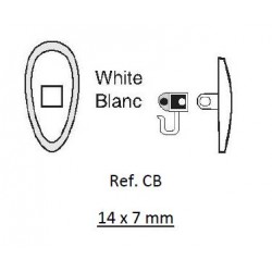 Ceramic white pad - CB