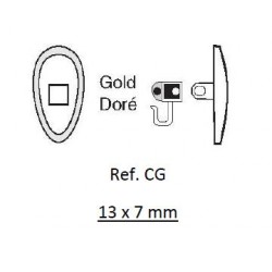 Ceramic gold pad - CG